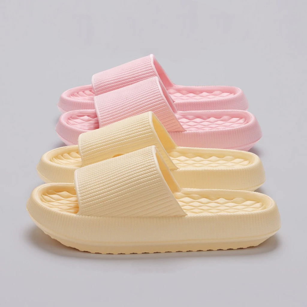 Non-slip women's slippers Thick Platform Bathroom Slippers Fashion Soft Sole EVA Indoor Slides Woman Sandals 2024 Summer