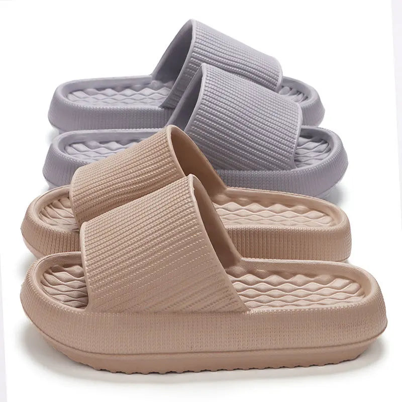 Non-slip women's slippers Thick Platform Bathroom Slippers Fashion Soft Sole EVA Indoor Slides Woman Sandals 2024 Summer